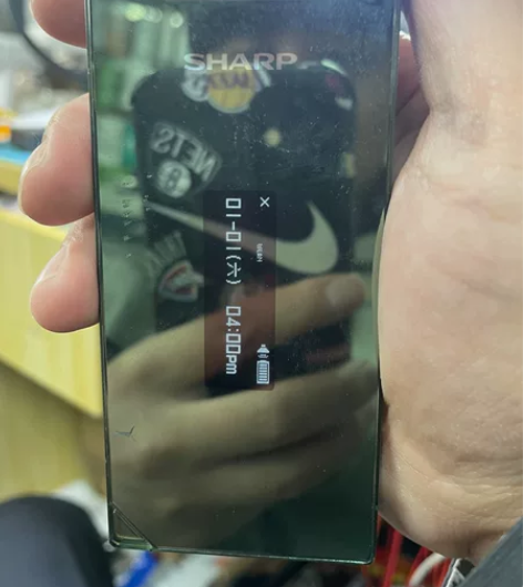 夏普sh7218u翻盖旋转智能手机没有电池...