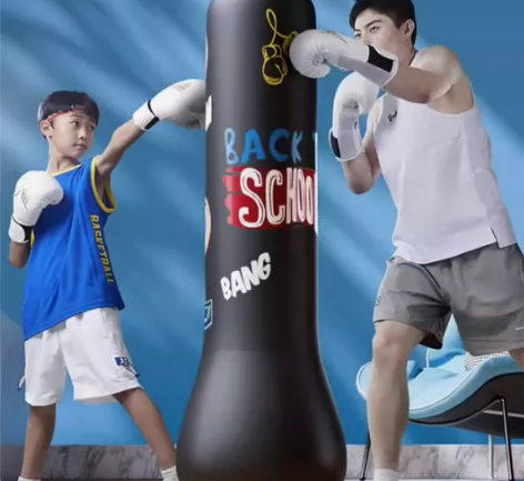 儿童成人充气拳击柱不倒翁拳击沙袋训练器材儿...