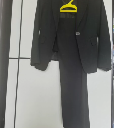 女士西装西服两件套装女款长袖长裤西裤正装职...