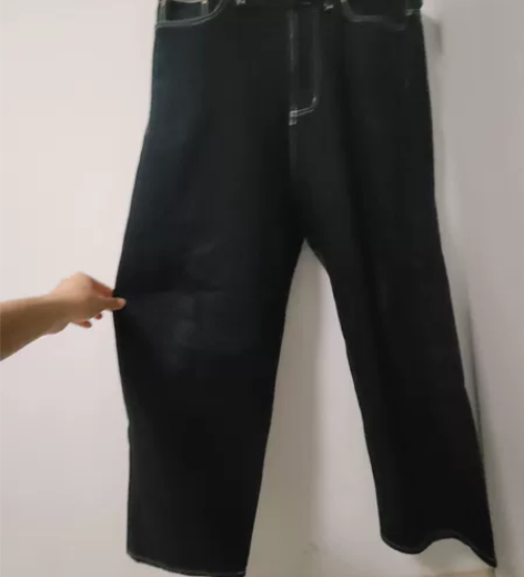 BTTJOB丹宁赤耳黑牛 宽松直筒微锥版型...