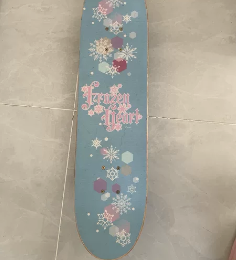 迪士尼四轮滑板，冰雪公主专业版，轮子可以亮...