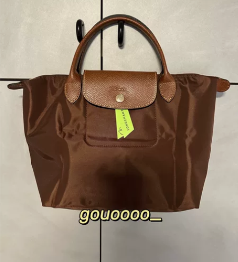 Longchamp珑骧 小号短柄 乌木色 ...