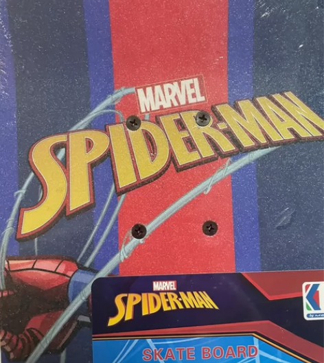 蜘蛛侠滑板 漫威联名麦斯卡的 玩具板应该是...