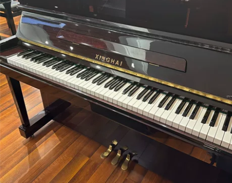 出一台闲置星海钢琴，颜色为桃花芯，个人因工...