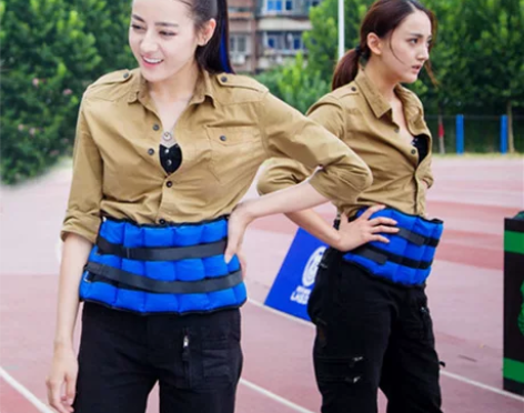 跑步负重沙袋绑腰男女健身锻炼负重腰带减肥康...