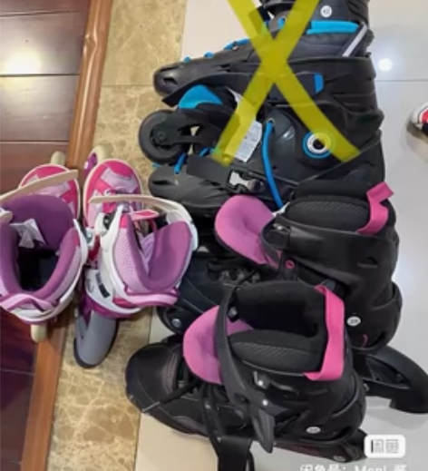 迪卡侬滑冰鞋 男士42码 已出女士39码孩...