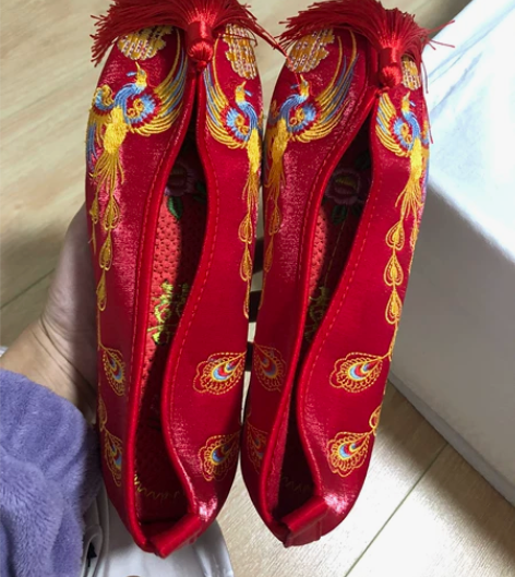 全新新娘鞋子，36码！送绑带和鞋垫的，新的...
