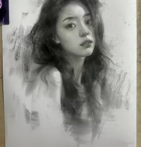 素描手绘代画定制  帮人代画   画真人照...