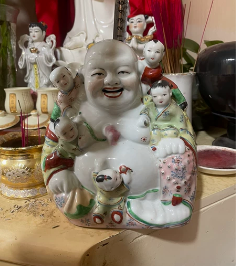 五子弥勒佛（景德镇陶瓷）完美无裂 品相完美...