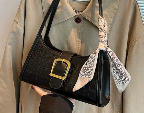 包包女新款爆款百搭时尚单肩腋下包女士秋冬法...