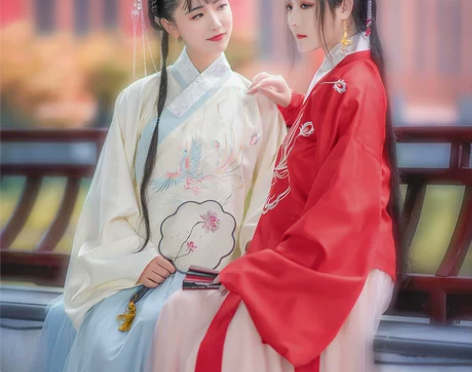 如梦霓裳汉服女装明制衫裙传统袄裙[云萝]青...