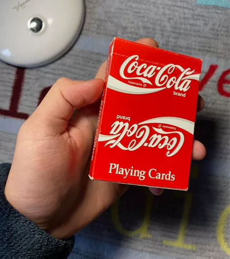 可口可乐老厂扑克 90年代手感非常丝滑好用...