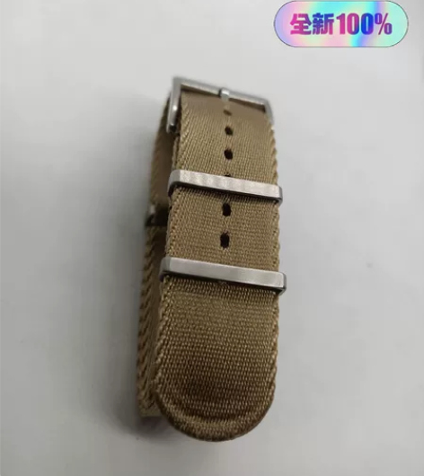 替用欧米茄尼龙帆布编织手表带22mm  卡...