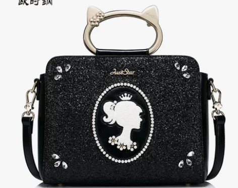 黑色气质古典赫本风，经典不过时手提，搭斜猫...