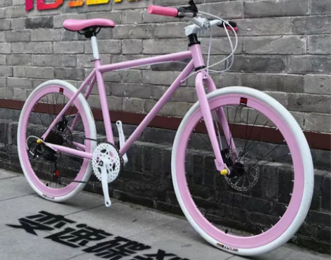 自行车女式公路车变速死飞自行车男女学生山地...