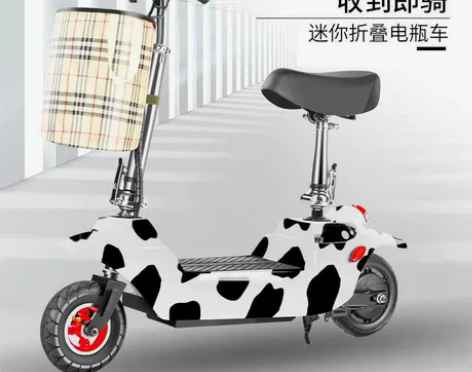 折叠电动自行车新款电瓶车24V迷你小型电动...