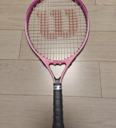 Wilson儿童网球拍，21寸，可爱粉，成...