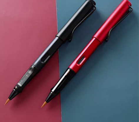 钢笔式毛笔钢毛笔一支，3.5元包邮！钢笔式...