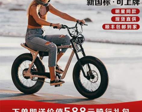 super73ZX上牌复古两轮助力电动自行...
