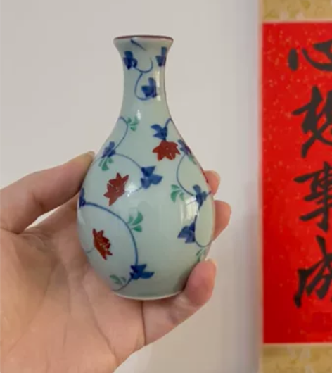 有田烧花入，花瓶，摆件，未使用，如图实拍，...