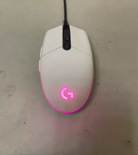 罗技 G102 白色鼠标 成色一般 国行正...