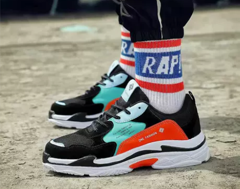 全新男鞋春季运动鞋休闲鞋老爹鞋，橡胶大底轻...