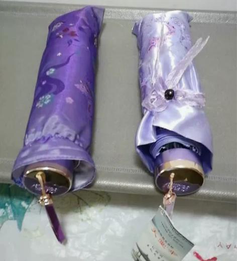 天堂伞 防紫外线三折伞，全新未使用！不包邮...