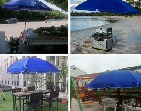 现货户外遮阳伞大号雨伞太阳伞做生意摆摊伞防...