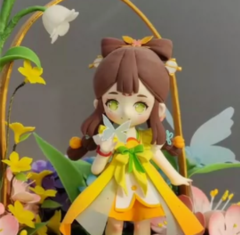 超轻粘土手办 蔡文姬 花朝如约 王者荣耀 ...