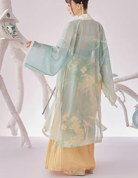 十三余小豆蔻儿[西湖龙女]现货百迭裙汉服女