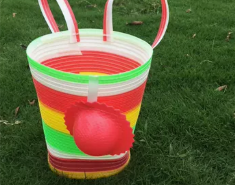 包邮纯手工编织塑料儿童玩具舞蹈道具幼儿园游...