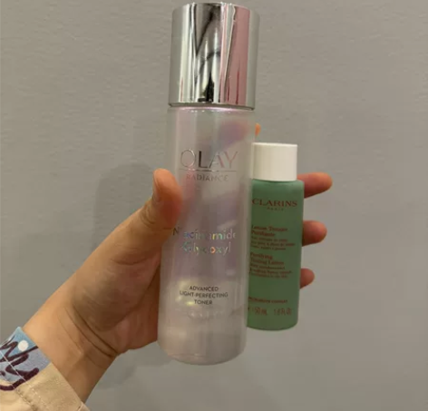 olay小白瓶护肤水 余量不多了，保质期到...