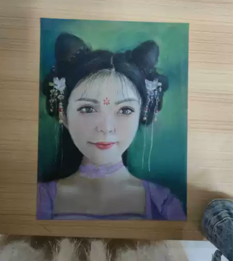 人物画像 彩铅手绘 素描 肖像 素描小动物...