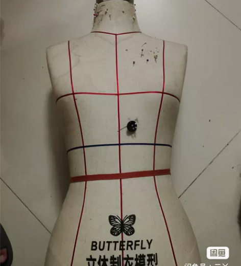 立体制衣模型分腿裁剪，旧版蝴蝶牌，也不知道...