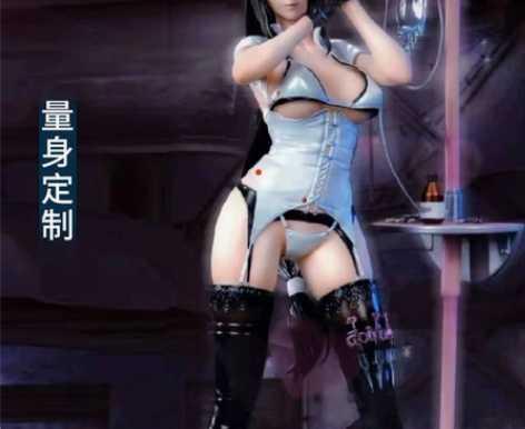 FF7 蒂法cos 护士 同人 sakim...