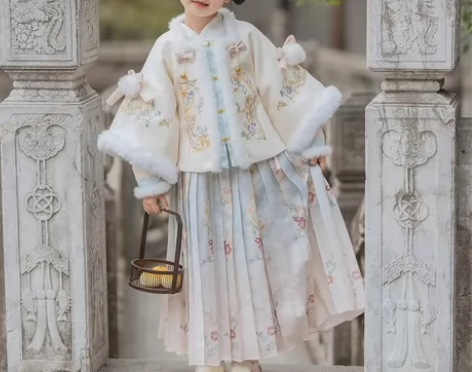 【特价清仓】汉服儿童女冬款套装女唐装汉服女...