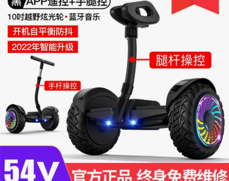 领奥电动平衡车儿童6一12双轮智能新款20...