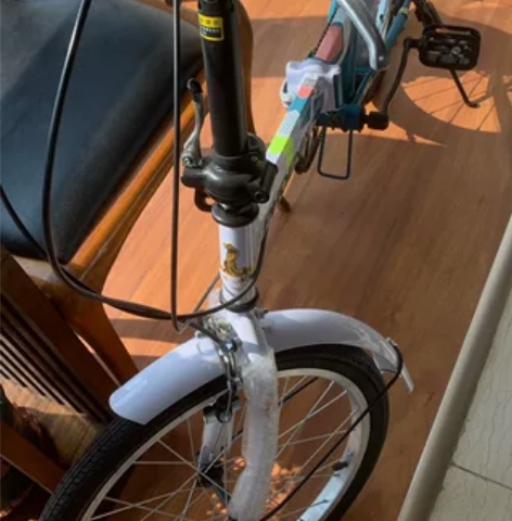 全新凤凰高碳钢折叠自行车。原价599。不邮...