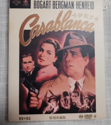 经典电影《卡萨布兰卡》（北非谍影），曾获奥...