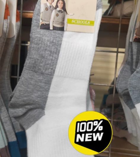 学生袜 5元一对，满50元包邮 可与短裤组...