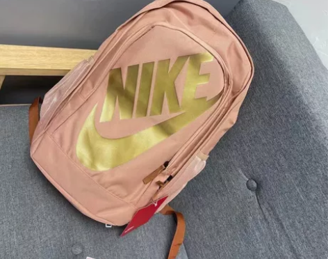 Nike/耐克 粉色运动休闲大容量书包 尺...