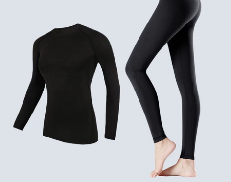 ?紧身衣冰丝健身衣女瑜伽服跑步套装训练速干...