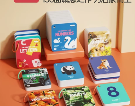 贝恩施儿童认知卡宝宝早教启蒙识字幼儿看图
