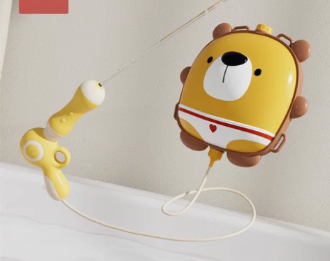 澳乐背包水枪儿童玩具喷水夏天男女孩网红抽拉...