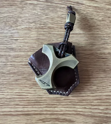 波兰匠人ops指虎 黄铜材质材质（正常氧化...