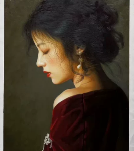 【画画接稿】丙烯油画定制  纯手绘！！！ ...