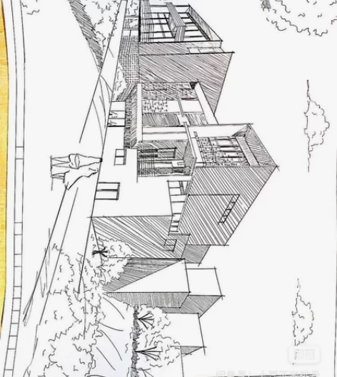 风景速写/建筑手绘/建筑水彩 /钢笔画/可...