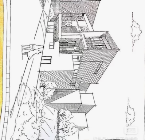 风景速写/建筑手绘/建筑水彩 /钢笔画/可...