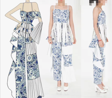 服装工作室清仓 服装设计系列成衣 六套 一...