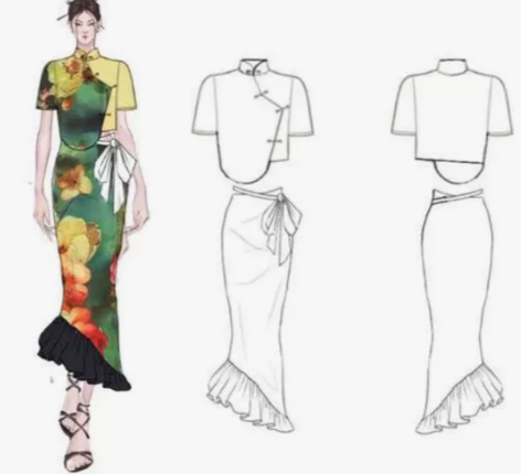 服装工作室清仓 服装设计系列成衣 四套 一...